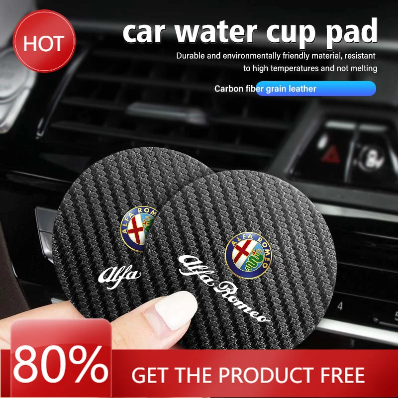 Hub Caps 2Pcs Car Coasters Water Cup Holder Pads Anti Slip Accessories For Alfa Romeo GT Stelvio F1 Brera Volante Tonale Gloria
Hub Caps 2Pcs Car Coasters Water Cup Holder Pads Anti Slip Accessories For Alfa Romeo GT Stelvio F1 Brera Volante Tonale Gloria