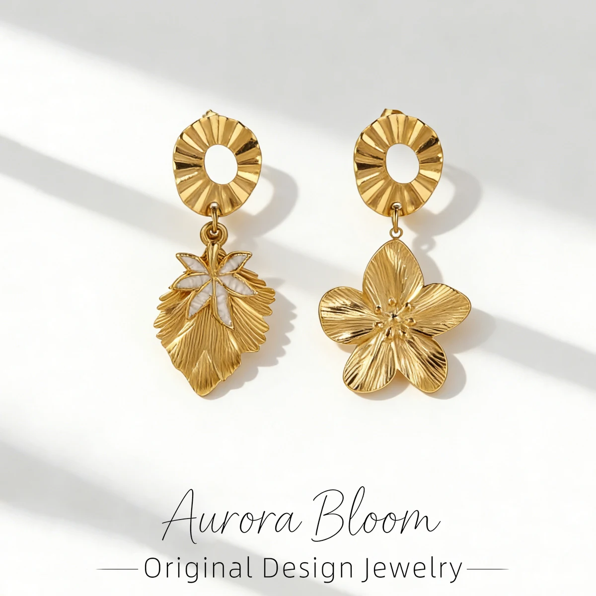 AURORA Vintage Asymmetrical Stainless Steel Earrings For Women's Piercings Ear Cuffs Fashion Gold-Plated Jewelry Accessories
AURORA Vintage Asymmetrical Stainless Steel Earrings For Women's Piercings Ear Cuffs Fashion Gold-Plated Jewelry Accessories