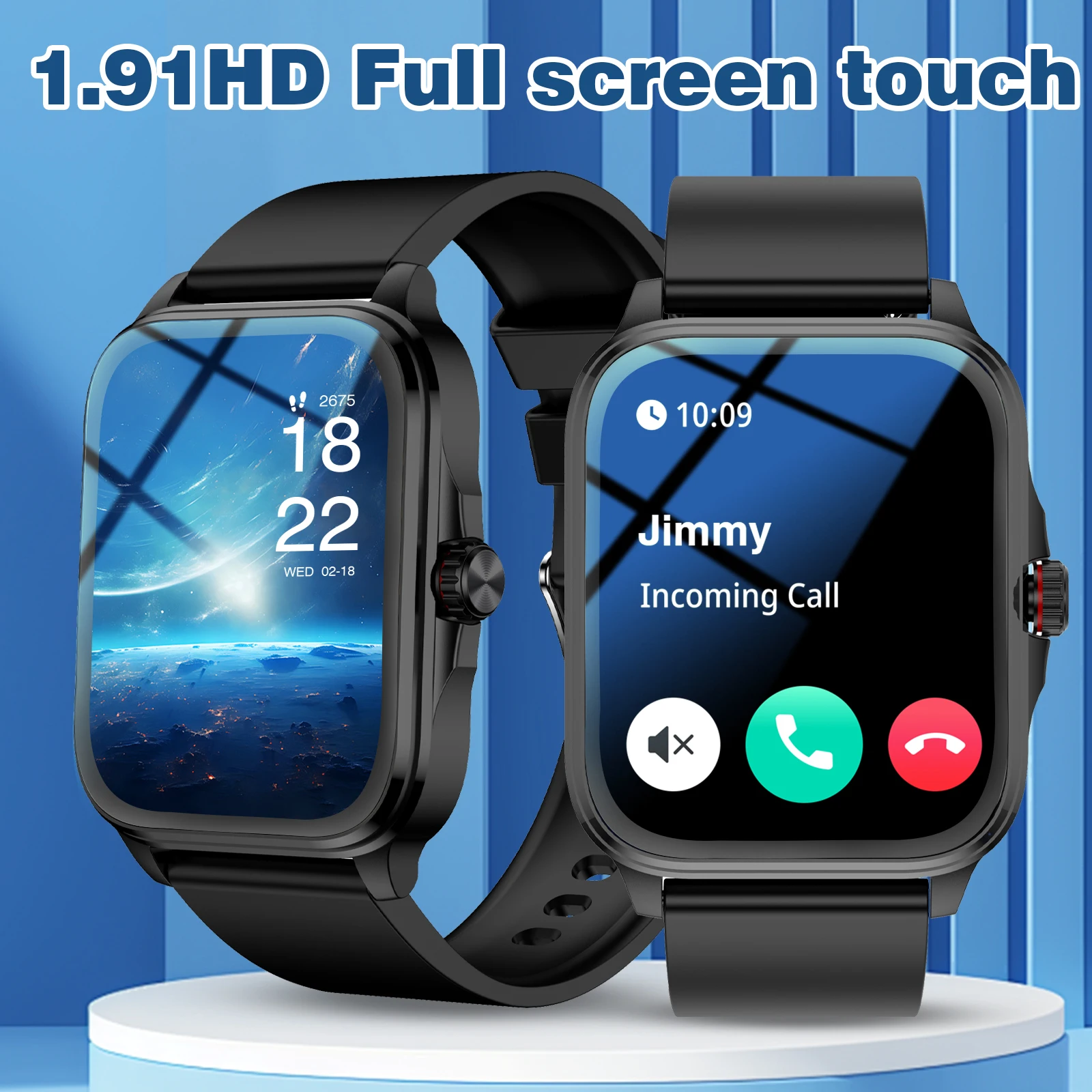 Smart Watch for Android & IPhone,1.91 Inch,Weather Forecast,Sleep Monitor,Pedometer,Multiple Sports Modes,First Choice for Gifts
Smart Watch for Android & IPhone,1.91 Inch,Weather Forecast,Sleep Monitor,Pedometer,Multiple Sports Modes,First Choice for Gifts