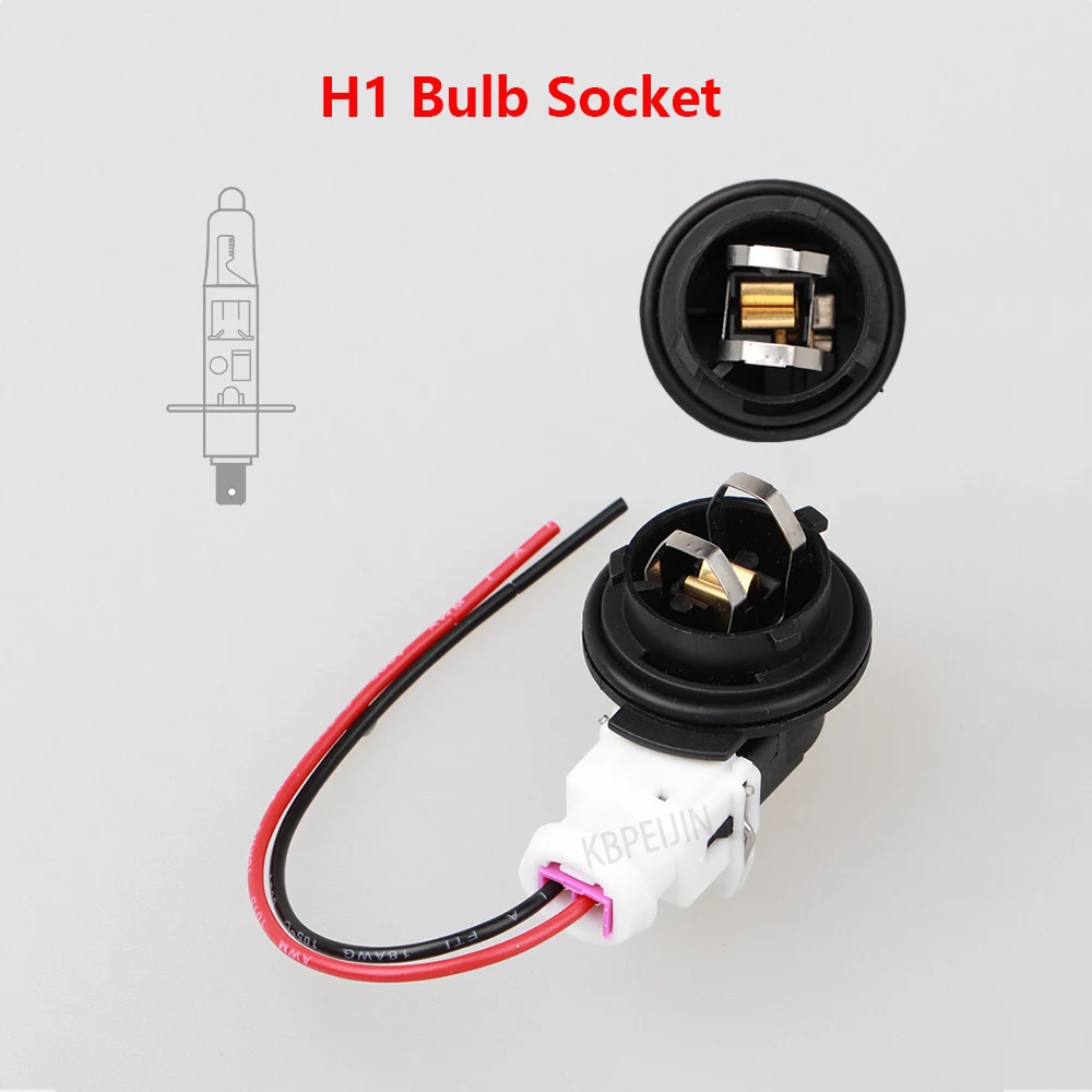 1 Set Car Light Socket Adapter H1 Bulb Holder For Citroen Peugeot Connector Accessories 
1 Set Car Light Socket Adapter H1 Bulb Holder For Citroen Peugeot Connector Accessories