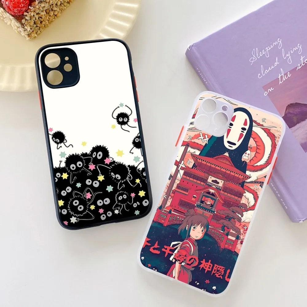 S-SpiritedS A-AwayS Cartoon Phone Case For IPhone 14 11 12 13 Mini Pro Max 8 7 Plus X XR XS MAX Translucent Matte Cover
S-SpiritedS A-AwayS Cartoon Phone Case For IPhone 14 11 12 13 Mini Pro Max 8 7 Plus X XR XS MAX Translucent Matte Cover
