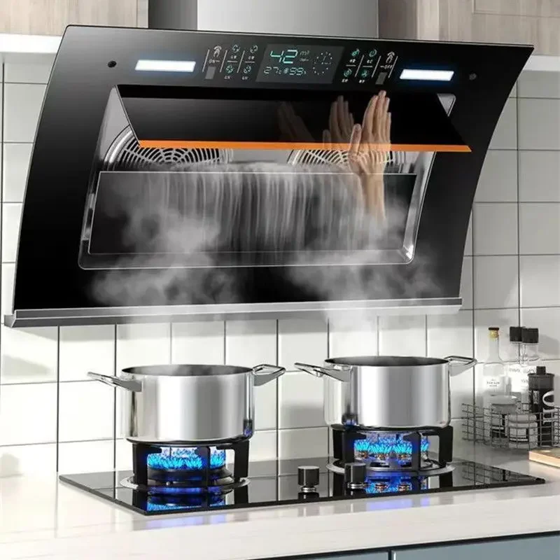 220V Household Rental Room Kitchen Range Hood 36m³ Side Suction Large Suction Self-cleaning Intelligent Somatosensory Range Hood
220V Household Rental Room Kitchen Range Hood 36m³ Side Suction Large Suction Self-cleaning Intelligent Somatosensory Range Hood