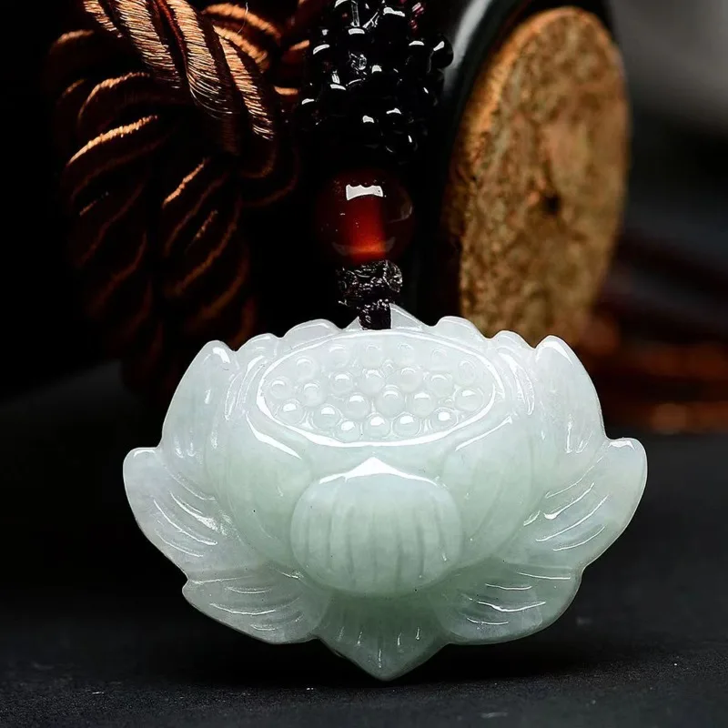 New Jade Lotus Pendant Pendant Ice Type Men's and Women's Fashion New Jade Pendant Lotus Jade
New Jade Lotus Pendant Pendant Ice Type Men's and Women's Fashion New Jade Pendant Lotus Jade