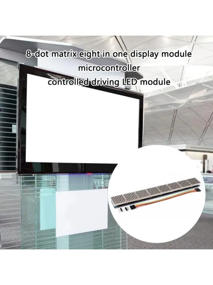 652F MAX7219 8x8 Dot Matrixes LED Display Module SCM Control Drive LED Module for DIY Electronics