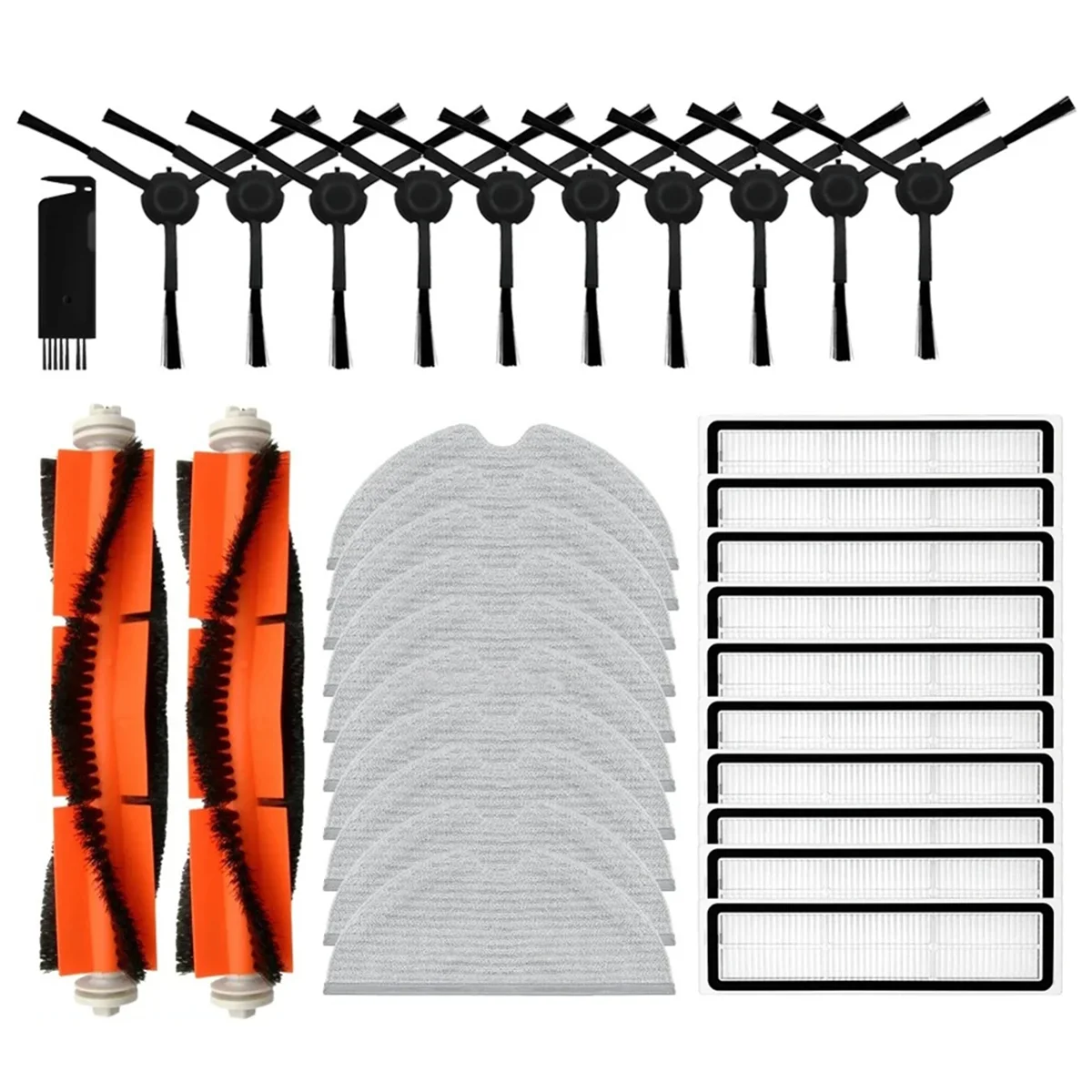 For D9, D9 Max, Bot L10 Pro, Trouver LDS Finder Parts Main Side Brush Hepa Filter Mop Cloth Replacement Parts
For D9, D9 Max, Bot L10 Pro, Trouver LDS Finder Parts Main Side Brush Hepa Filter Mop Cloth Replacement Parts
