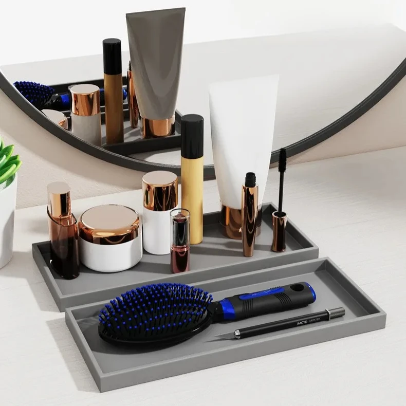 Силиконовый поднос для хранения, утолщенный небьющийся органайзер для туалетного столика в ванной комнате для ювелирных изделий, косметическое мыло, нескользящий декор для гостиной
Силиконовый поднос для хранения, утолщенный небьющийся органайзер для туалетного столика в ванной комнате для ювелирных изделий, косметическое мыло, нескользящий декор для гостиной