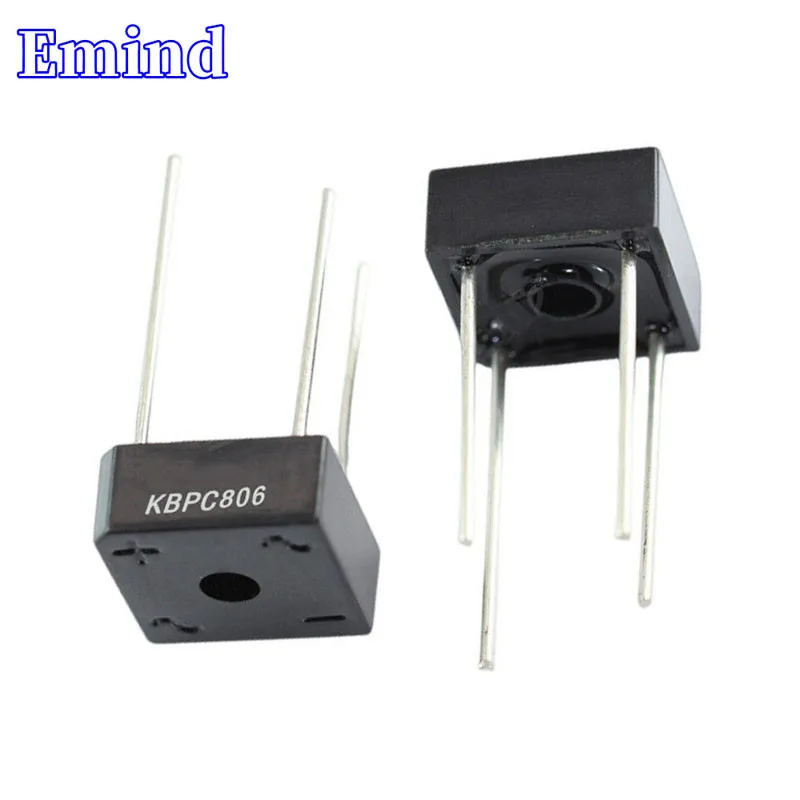 3/5Pcs KBPC806 Bridge Rectifier 8A/600V DIP-4 Square Bridge Cuttable Feet GBU Footprint Bridge Stack
3/5Pcs KBPC806 Bridge Rectifier 8A/600V DIP-4 Square Bridge Cuttable Feet GBU Footprint Bridge Stack