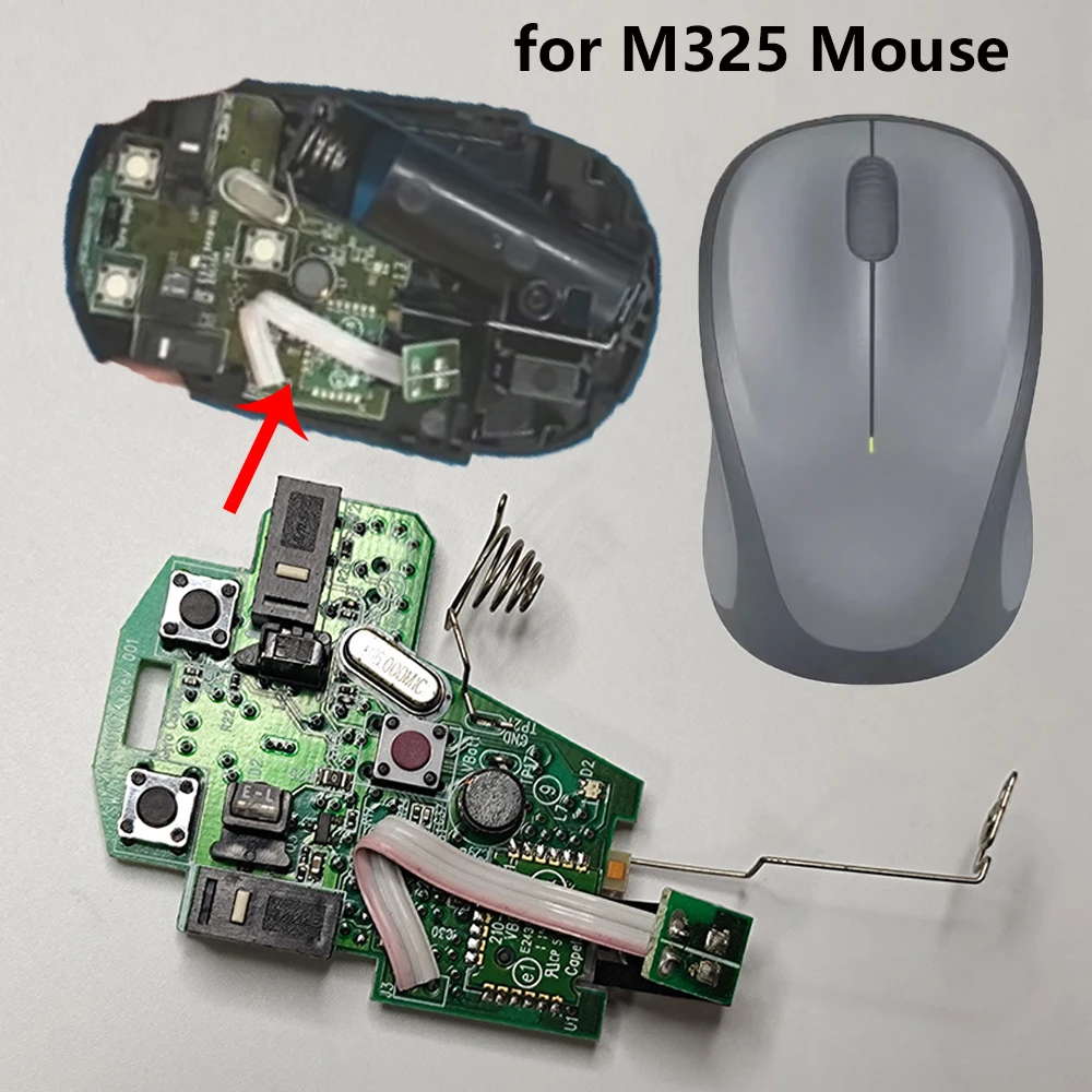 For M325 Mouse Micro Switch Motherboard Replacement Mouse Micro Switch Board Side Key Repair Parts Accessories
For M325 Mouse Micro Switch Motherboard Replacement Mouse Micro Switch Board Side Key Repair Parts Accessories