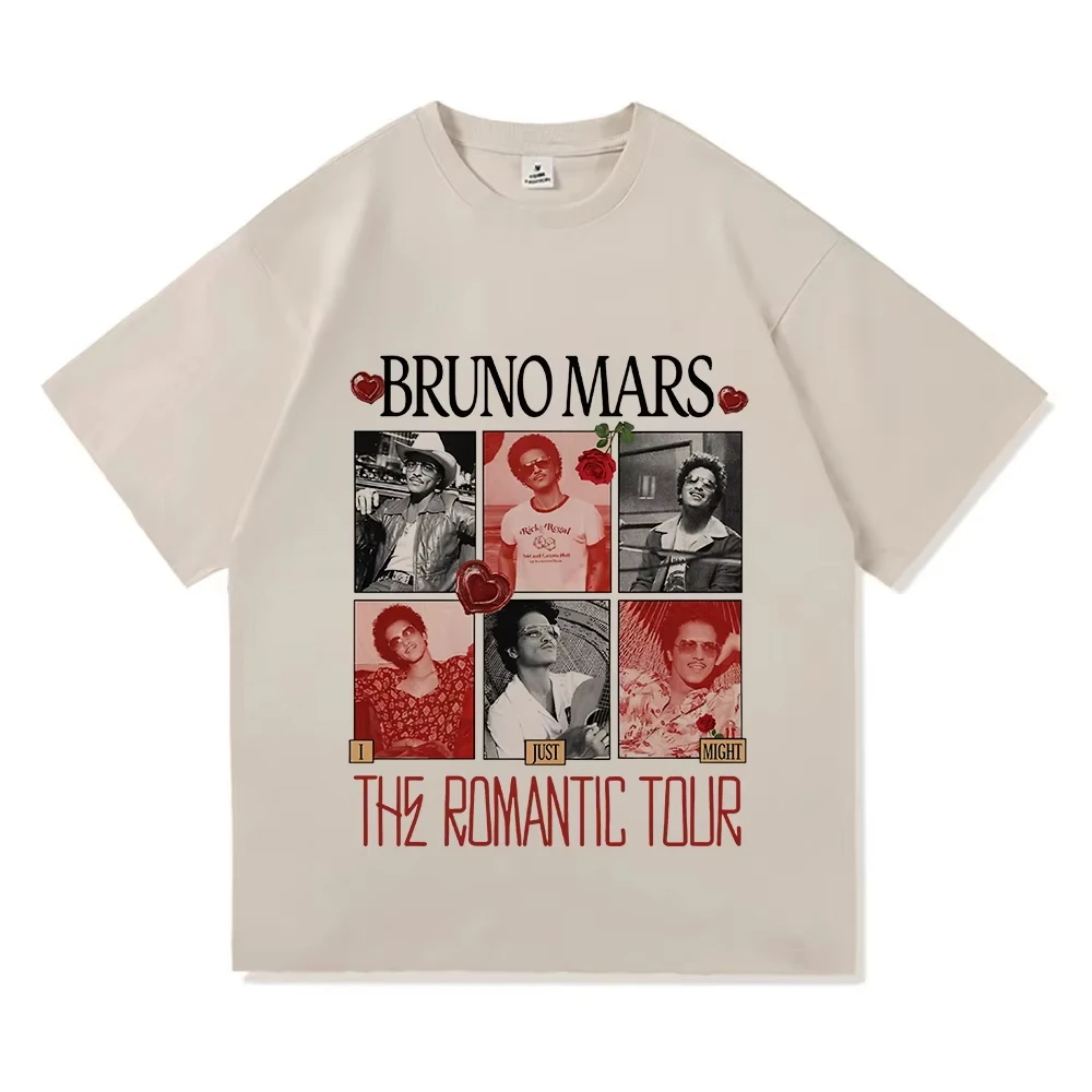 Bruno Mars The Romantic Tour 2026 T-shirt Summer Short Sleeve O-neck Mens Tshirts Streetwear Hip Hop Singer Graphic Print Shirt
Bruno Mars The Romantic Tour 2026 T-shirt Summer Short Sleeve O-neck Mens Tshirts Streetwear Hip Hop Singer Graphic Print Shirt