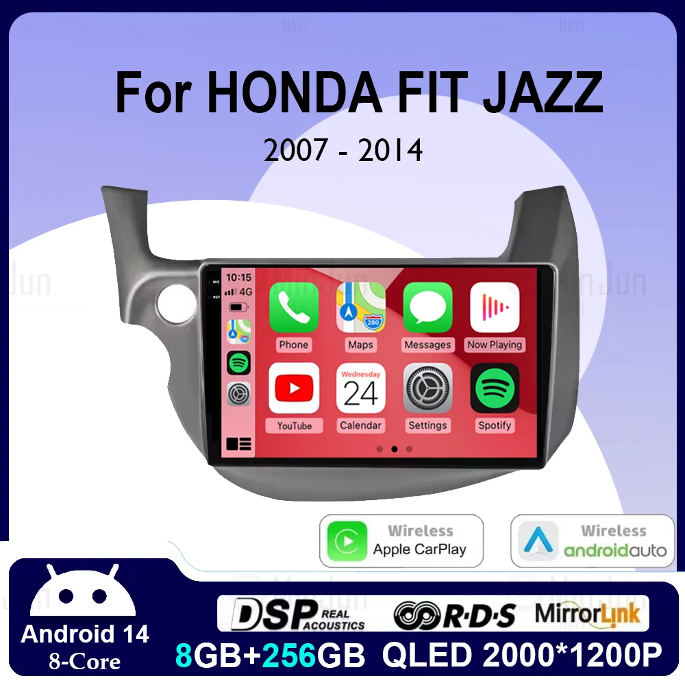 Автомобильное радио Android для HONDA FIT JAZZ LHD 2007-2014 Carplay, авто мультимедийный плеер, GPS-навигация, DSP, стерео, интеллектуальная система
Автомобильное радио Android для HONDA FIT JAZZ LHD 2007-2014 Carplay, авто мультимедийный плеер, GPS-навигация, DSP, стерео, интеллектуальная система
