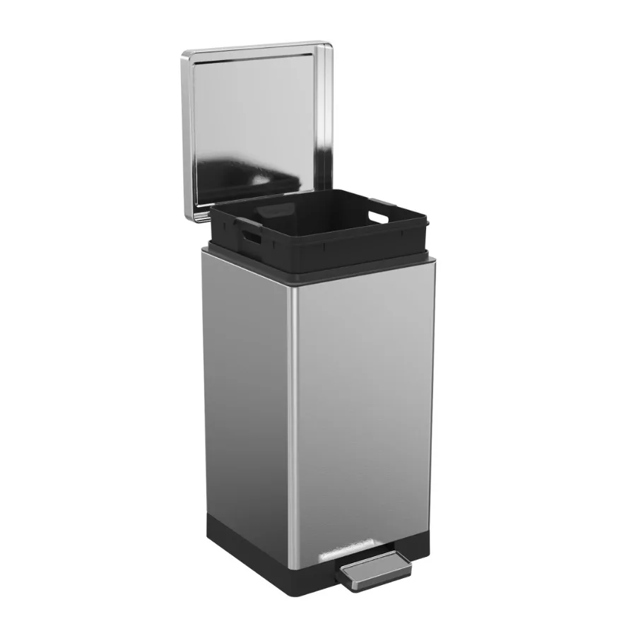 7.9 Gallon 30 Liter Trash Can Slim Step-on Bathroom Trash Can Stainless Steel Waste Bin Silver
7.9 Gallon 30 Liter Trash Can Slim Step-on Bathroom Trash Can Stainless Steel Waste Bin Silver