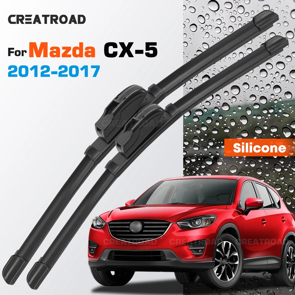 Silicone Wiper Blades Fit For Mazda CX5 KE 2012-2017 Coated Silent HD Wear-Resistant Car Windshield Wipers 24"+18"
Silicone Wiper Blades Fit For Mazda CX5 KE 2012-2017 Coated Silent HD Wear-Resistant Car Windshield Wipers 24"+18"