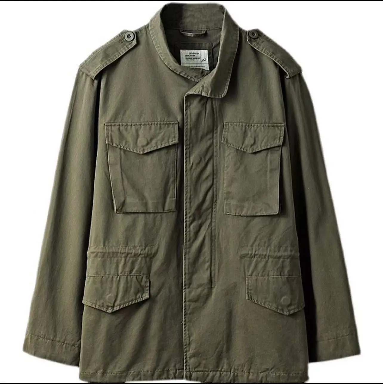 Vintage Men's Cargo Jacket Casual Solid Coat Mens Clothes Multi-Pocket Jacket Retro Jackets for Men Green Outdoor Windbreaker
Vintage Men's Cargo Jacket Casual Solid Coat Mens Clothes Multi-Pocket Jacket Retro Jackets for Men Green Outdoor Windbreaker