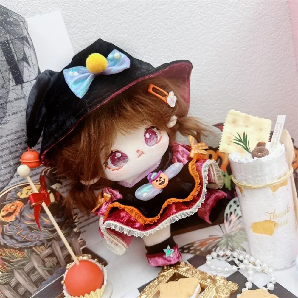 Pumpkin Cotton Doll Witch Clothes Set Dress Up Kawaii Cotton Doll Halloween Suit Fashion Bow Plush Dolls Clothes
Pumpkin Cotton Doll Witch Clothes Set Dress Up Kawaii Cotton Doll Halloween Suit Fashion Bow Plush Dolls Clothes
