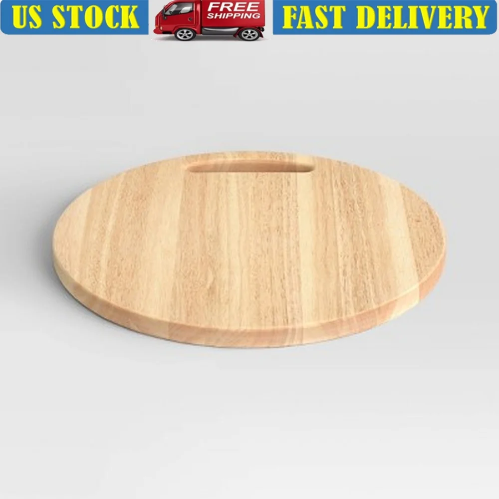 Rubberwood Round Serving Platter with Cut-out Handle Meat Cheese Platter Hand Wash Only Home Kitchen Dining Accessories 15.98
Rubberwood Round Serving Platter with Cut-out Handle Meat Cheese Platter Hand Wash Only Home Kitchen Dining Accessories 15.98
