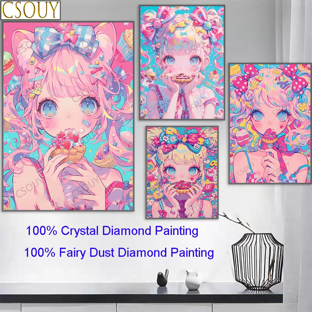 Desserts Sweet Girls 100% Fairy Dust Square Diy Diamond Painting Cross Stitch Embroidery Mosaic Home Decor Needlework Crystal AB
Desserts Sweet Girls 100% Fairy Dust Square Diy Diamond Painting Cross Stitch Embroidery Mosaic Home Decor Needlework Crystal AB