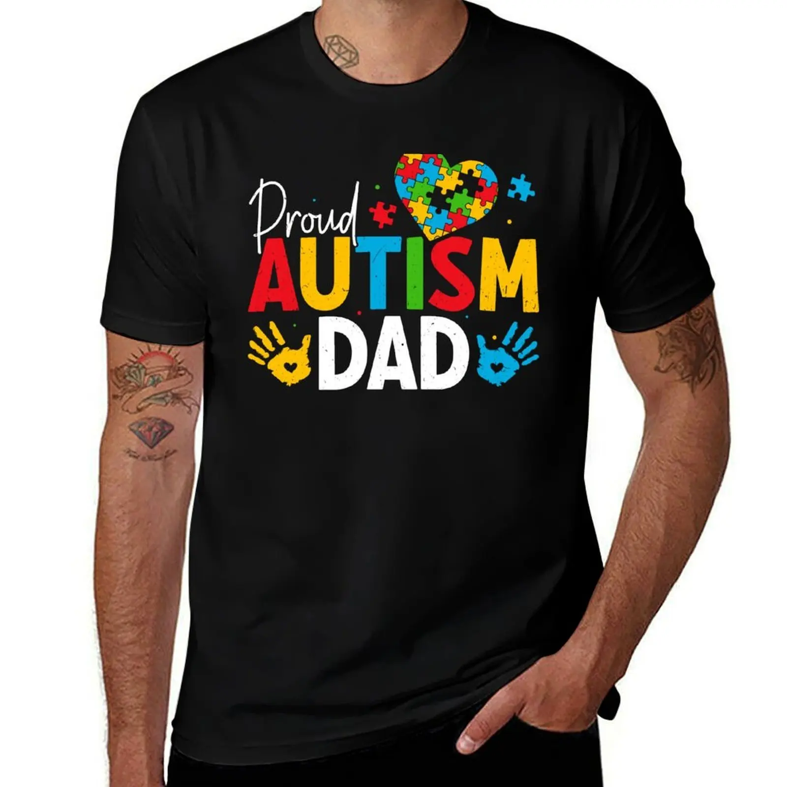 Proud Autism Dad T-Shirt summer clothes man clothes graphic tee shirt Men's t shirts
Proud Autism Dad T-Shirt summer clothes man clothes graphic tee shirt Men's t shirts