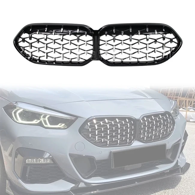 2020+ Kidney Diamond Full Black Chrome Front Bumper Grille for F44 2 Series Auto Replacement
2020+ Kidney Diamond Full Black Chrome Front Bumper Grille for F44 2 Series Auto Replacement