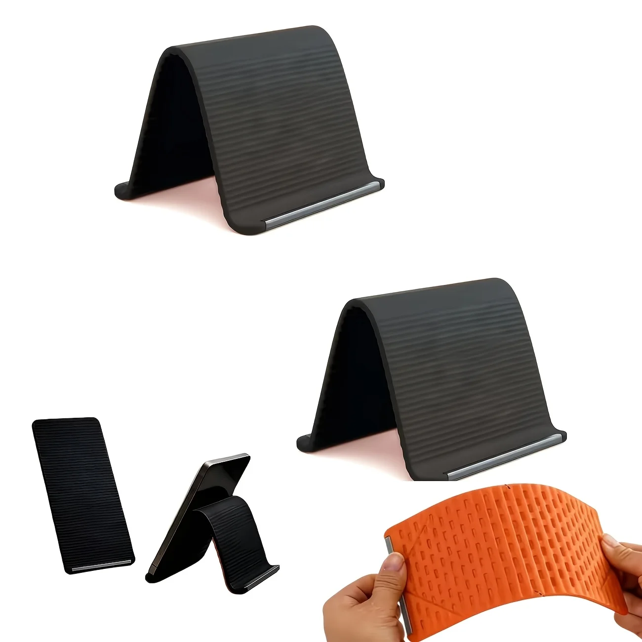 A newly designed foldable stand built with aluminum alloy plates and silicone materials, featuring flexible support and bendability. Multi-functional and fully compatible with mobile phones, tablets and laptops.
A newly designed foldable stand built with aluminum alloy plates and silicone materials, featuring flexible support and bendability. Multi-functional and fully compatible with mobile phones, tablets and laptops.