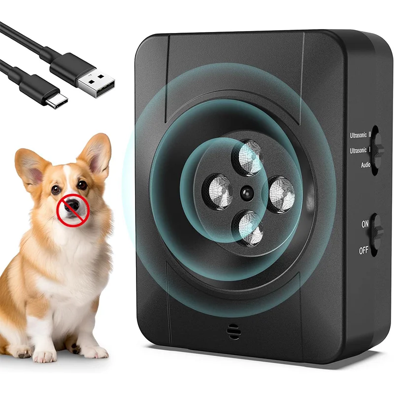 Ultrasonic Dog Barking Deterrent Devices, Auto Barking Control Devices With 3 Modes, Barks No More Dog Training Device
Ultrasonic Dog Barking Deterrent Devices, Auto Barking Control Devices With 3 Modes, Barks No More Dog Training Device