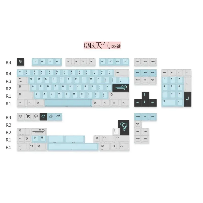 Weather Forecast Theme Keycaps Set Customized Cherry Profile PBT Sublimation Keyboard KeyCap for Mechanical Keyboard Accessories
Weather Forecast Theme Keycaps Set Customized Cherry Profile PBT Sublimation Keyboard KeyCap for Mechanical Keyboard Accessories