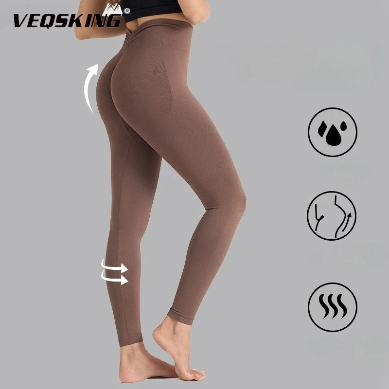 VEQSKING Women's Peach Hip Yoga Pants, High Waist, Hip Lifting, Abdominal Compression, Quick Drying Seamless Tight Fitness Pants
VEQSKING Women's Peach Hip Yoga Pants, High Waist, Hip Lifting, Abdominal Compression, Quick Drying Seamless Tight Fitness Pants