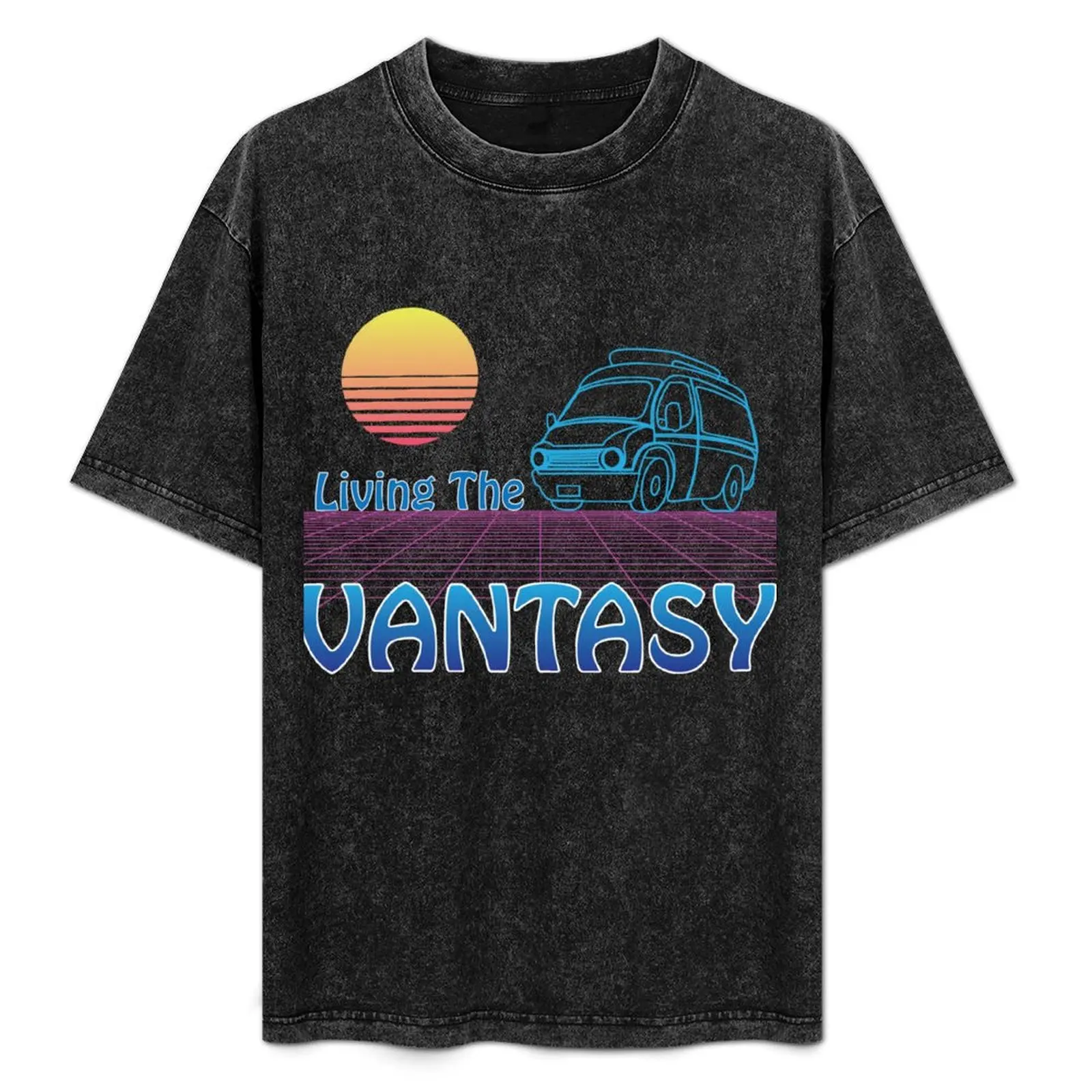 Vanlife Retro Living the Vantasy Blue Camper Van sunset T-Shirt Urban Style Print T-Shirt
Vanlife Retro Living the Vantasy Blue Camper Van sunset T-Shirt Urban Style Print T-Shirt