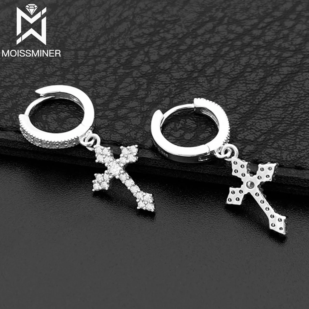 Flower Cross Moissanite Diamond Earrings For Women S925 Silver Ear Studs Men High-End Jewelry Pass Tester Free Shipping
Flower Cross Moissanite Diamond Earrings For Women S925 Silver Ear Studs Men High-End Jewelry Pass Tester Free Shipping