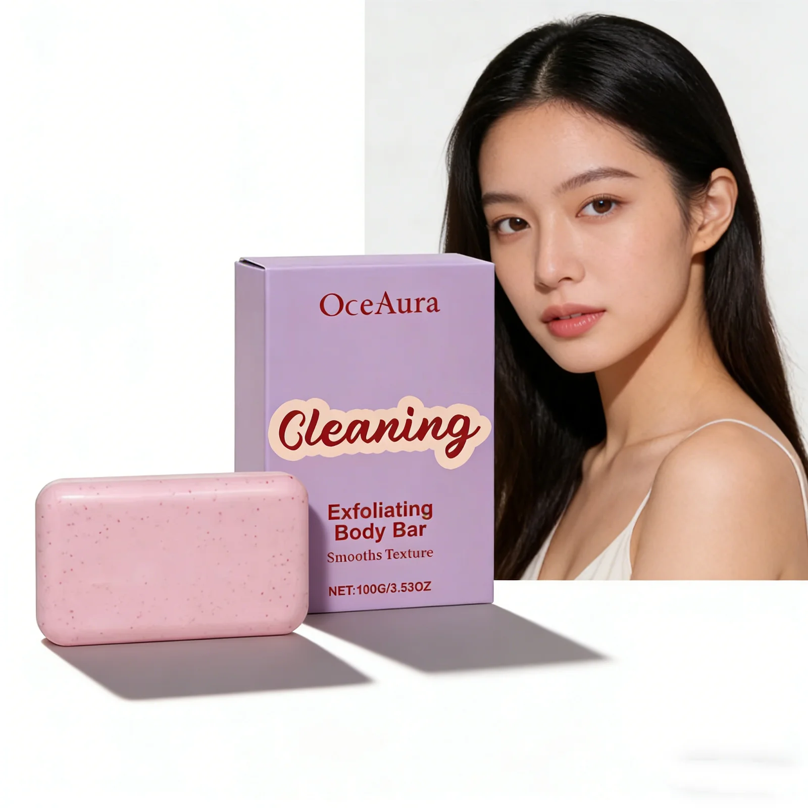 OceAura 100G Exfoliating Body Cleaning Perfume Soap Gently Cleans Body Skin, Leaving Moist Bath Care
OceAura 100G Exfoliating Body Cleaning Perfume Soap Gently Cleans Body Skin, Leaving Moist Bath Care