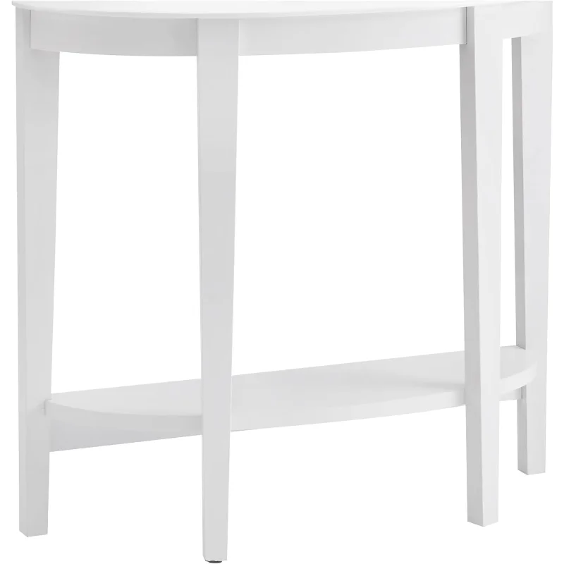 Modern Half Moon Accent Console Table with Storage Shelf, Decorative Entryway Furniture for Living Roo
Modern Half Moon Accent Console Table with Storage Shelf, Decorative Entryway Furniture for Living Roo