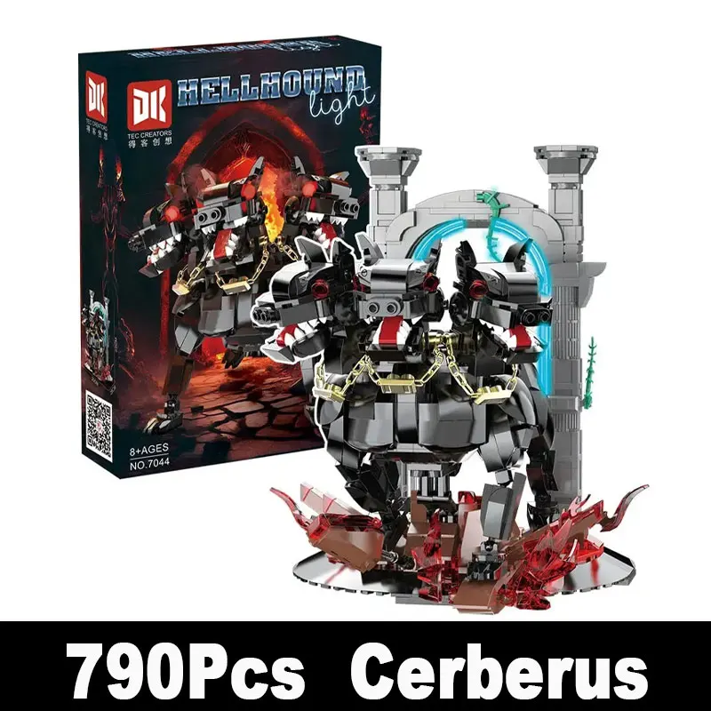 790 деталей, конструктор «Кербер»: пушистая трехголовая собака-пёс-демон, креативные DIY-блоки, развивающие игрушки для детей, подарок
790 деталей, конструктор «Кербер»: пушистая трехголовая собака-пёс-демон, креативные DIY-блоки, развивающие игрушки для детей, подарок