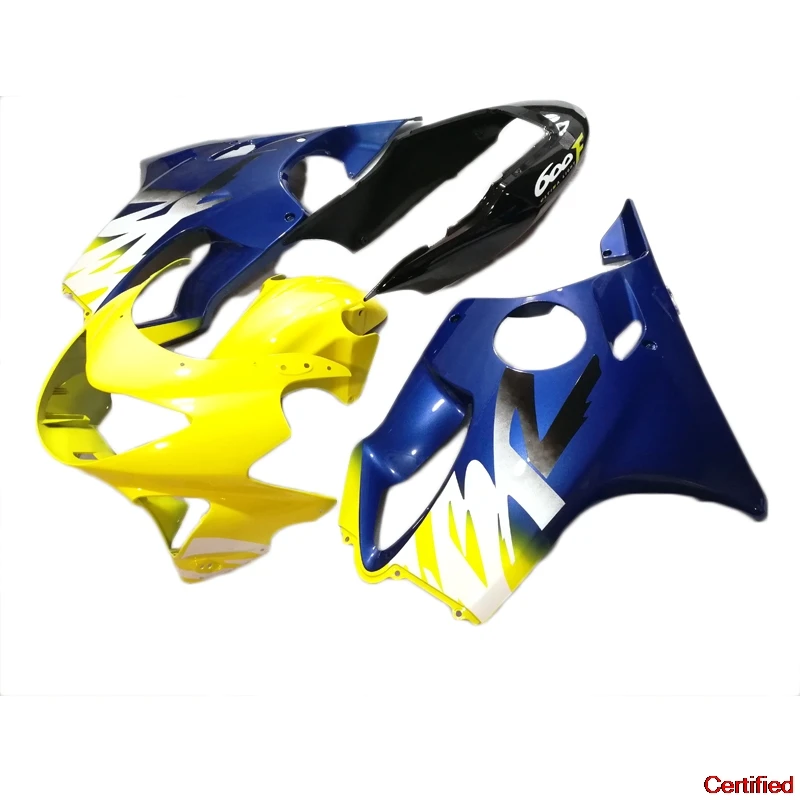 Yellow blue Motorcy Fairing fit for Honda CBR600 F4 1999 2000 fairings kit CBR 600 F4 99 00 fitment kits JA17 ZXMT
Yellow blue Motorcy Fairing fit for Honda CBR600 F4 1999 2000 fairings kit CBR 600 F4 99 00 fitment kits JA17 ZXMT