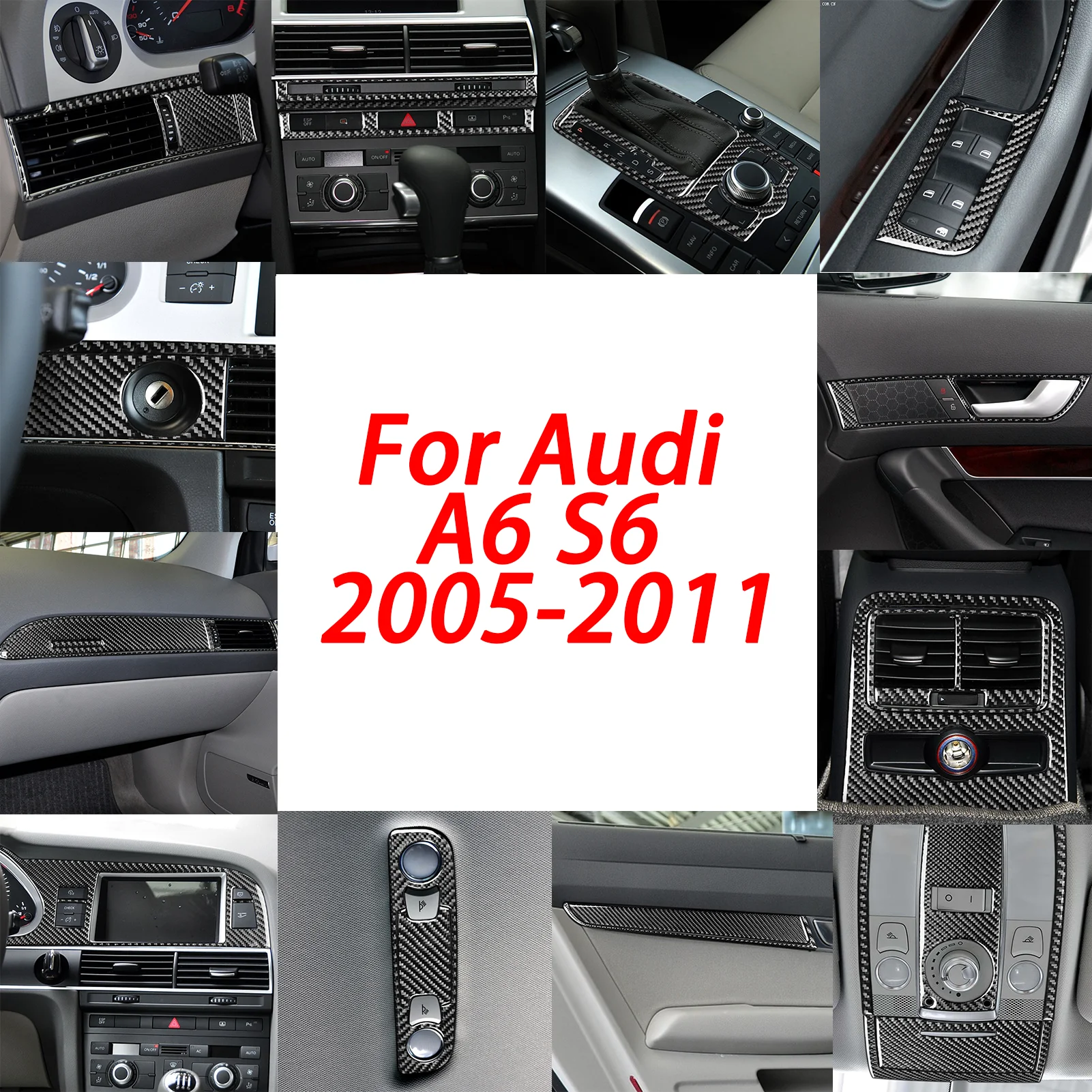For Audi A6 S6 C6 2005-2011 Carbon Fiber Gear Shift Window Lift Dashboard Outlet Car Interior Accessories Cover Tuning Stickers
For Audi A6 S6 C6 2005-2011 Carbon Fiber Gear Shift Window Lift Dashboard Outlet Car Interior Accessories Cover Tuning Stickers