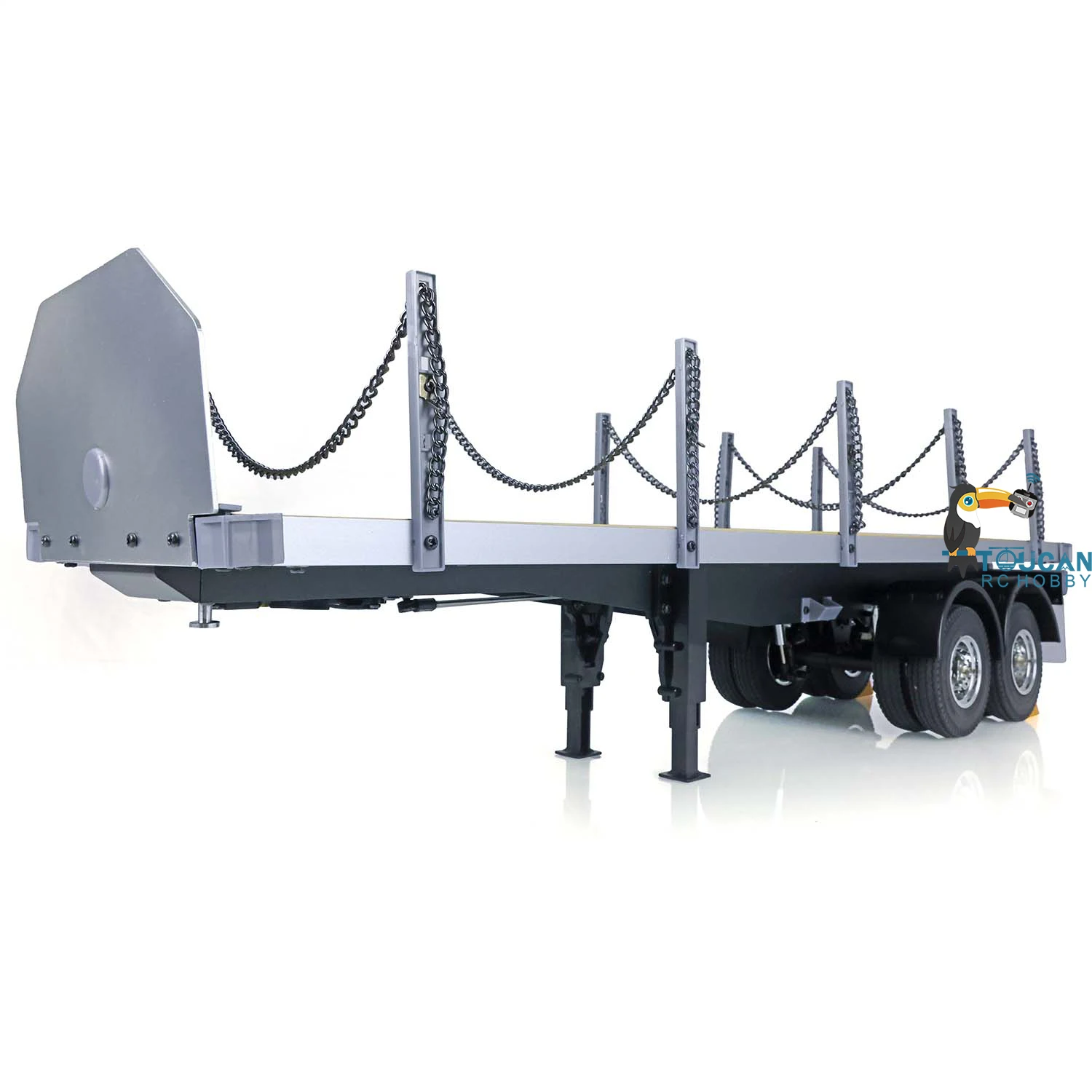 KIT 1/14 RC 2Axles Flatbed Semi Trailer Electric Truck for Remote Control Tractor Tamiyaya DIY Model Toys For Adult TH01024
KIT 1/14 RC 2Axles Flatbed Semi Trailer Electric Truck for Remote Control Tractor Tamiyaya DIY Model Toys For Adult TH01024