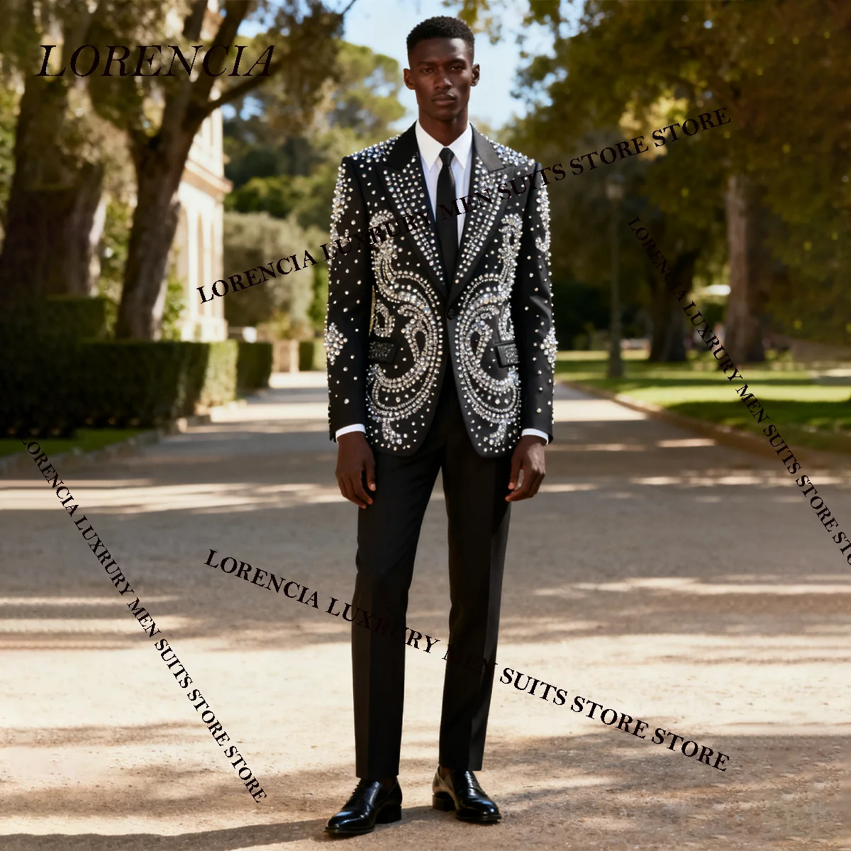 Роскошный элитный мужской костюм из двух предметов с лацканами, облегающий спортивный смокинг для жениха по индивидуальному заказу, свадебный фрак, ювелирные изделия с бриллиантами, Ropa homre
Роскошный элитный мужской костюм из двух предметов с лацканами, облегающий спортивный смокинг для жениха по индивидуальному заказу, свадебный фрак, ювелирные изделия с бриллиантами, Ropa homre