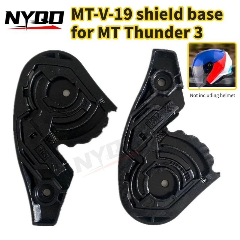 For MT-V-19 Original Helmet Visor Base Bracket Replacement Fit for THUNDER 3 JET Helmet Accessories
For MT-V-19 Original Helmet Visor Base Bracket Replacement Fit for THUNDER 3 JET Helmet Accessories