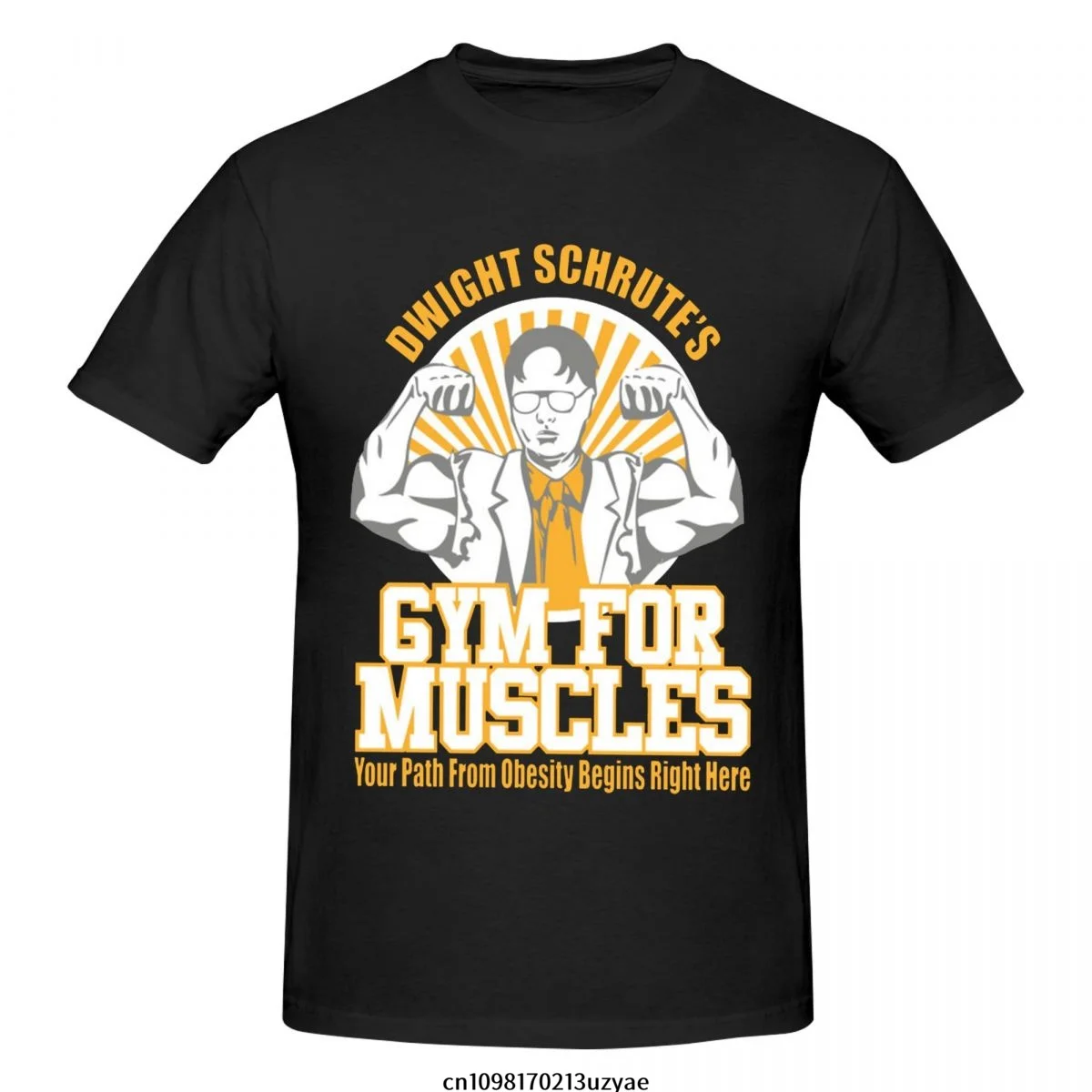 Футболка Dwight Schrute's Gym For Muscles, мужская модная футболка, хлопковая футболка, топы, футболки с коротким рукавом
Футболка Dwight Schrute's Gym For Muscles, мужская модная футболка, хлопковая футболка, топы, футболки с коротким рукавом