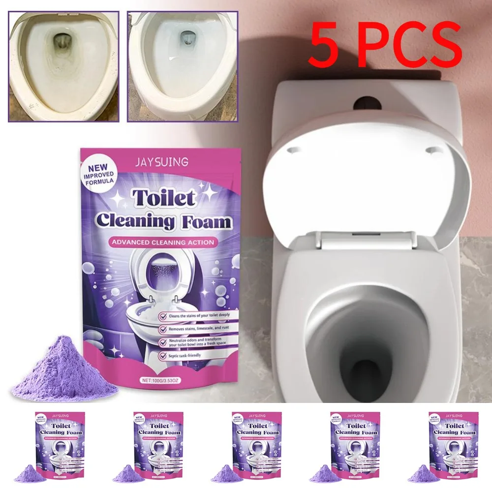 5 шт., очиститель для унитаза, самоактивающееся чудо, порошковая пена, глубокая удаляющая накипи, пятновыводитель, чистка унитаза, принадлежности для ванной комнаты 
5 шт., очиститель для унитаза, самоактивающееся чудо, порошковая пена, глубокая удаляющая накипи, пятновыводитель, чистка унитаза, принадлежности для ванной комнаты
