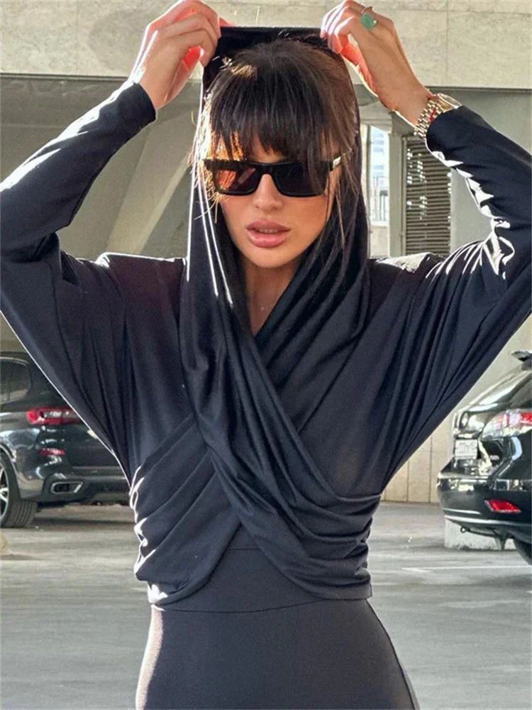 Fashion Satin Hoodie Y2k Top For Women Long Sleeve Bandage Patchwork Solid Sexy Vintage Cropped Top Ladies Crop top Tee
Fashion Satin Hoodie Y2k Top For Women Long Sleeve Bandage Patchwork Solid Sexy Vintage Cropped Top Ladies Crop top Tee
