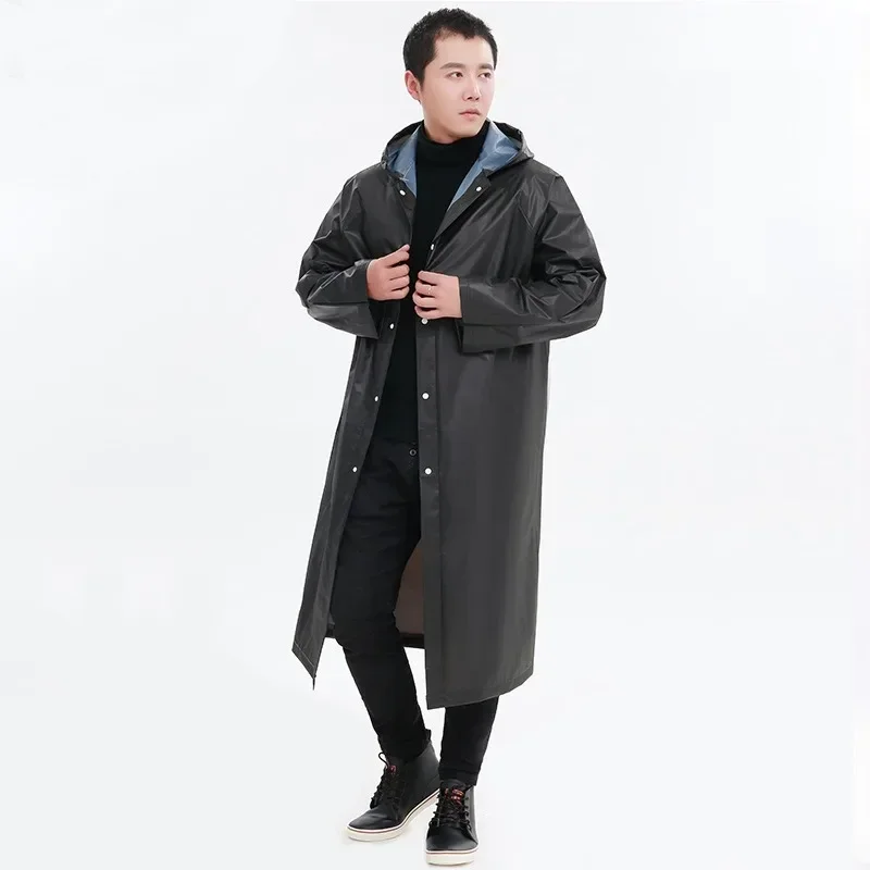 Fashion Adult Waterproof Long Raincoat Women Men Rain Coat Hooded for Outdoor Hiking Travel Fishing Climbing Thickened
Fashion Adult Waterproof Long Raincoat Women Men Rain Coat Hooded for Outdoor Hiking Travel Fishing Climbing Thickened