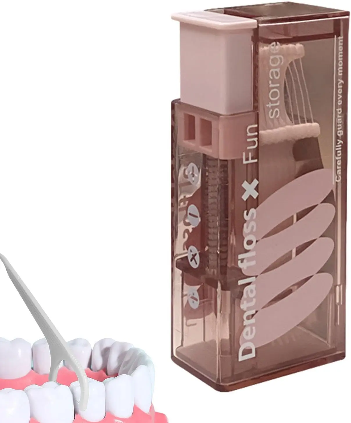 2 Pcs Automatic Ejectable Floss Picks Dispenser, Refillable Portable Oral Care Organizer with 10 Disposable Floss Sticks, Oral Care Supplies, Oral Care Tools, Oral Hygiene Essentials
2 Pcs Automatic Ejectable Floss Picks Dispenser, Refillable Portable Oral Care Organizer with 10 Disposable Floss Sticks, Oral Care Supplies, Oral Care Tools, Oral Hygiene Essentials