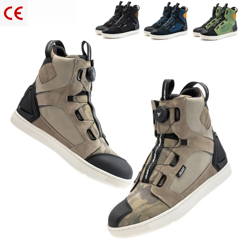 Retro Unisex Motorcycle Riding Boots Urban Daily Commute Casual Protective Footwear Anti-wear Shockproof Motorbike Riding Shoes
Retro Unisex Motorcycle Riding Boots Urban Daily Commute Casual Protective Footwear Anti-wear Shockproof Motorbike Riding Shoes