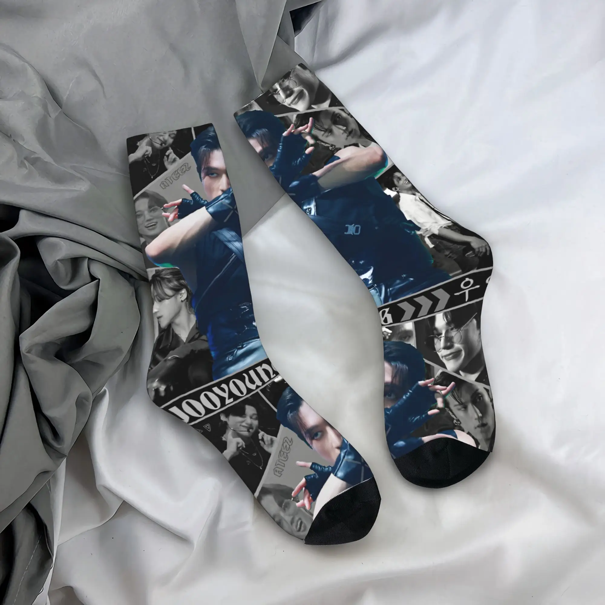 Women Men Socks Wooyoung Design K pop Stockings Winter Funny Soft Breathable Socks Pattern Outdoor Non Skid Socks
Women Men Socks Wooyoung Design K pop Stockings Winter Funny Soft Breathable Socks Pattern Outdoor Non Skid Socks