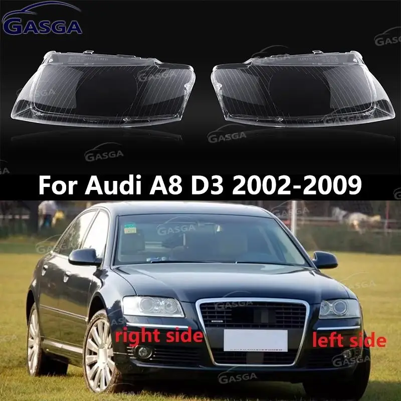 Headlights Lens Cover For Audi A8 D3 A8L 2002 2003 2004 2005 2006 2007 2008 2009 Headlamp Glass Lamp Shell Transparent Lampshade
Headlights Lens Cover For Audi A8 D3 A8L 2002 2003 2004 2005 2006 2007 2008 2009 Headlamp Glass Lamp Shell Transparent Lampshade
