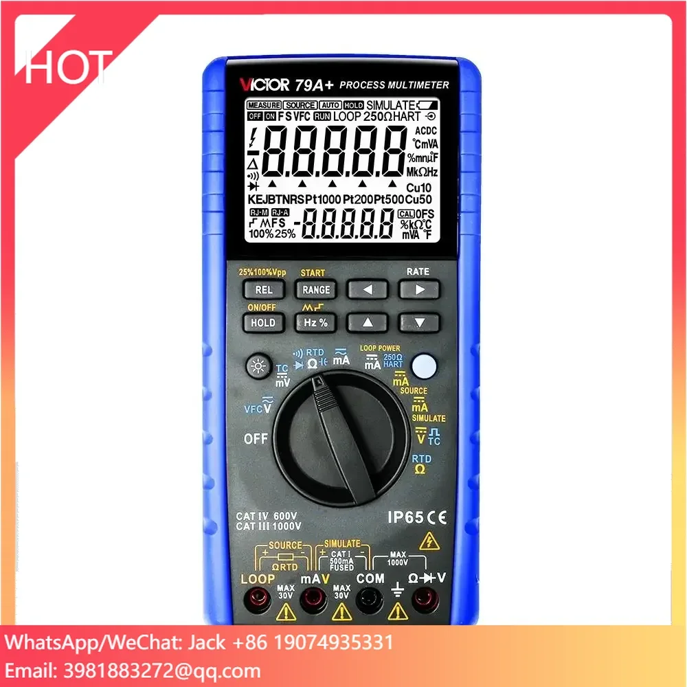 79A+ Loop Power Signal Generator 4 20ma Digital Process Multimeter RTD Thermocouple Calibrator Accuracy 0.05%
79A+ Loop Power Signal Generator 4 20ma Digital Process Multimeter RTD Thermocouple Calibrator Accuracy 0.05%