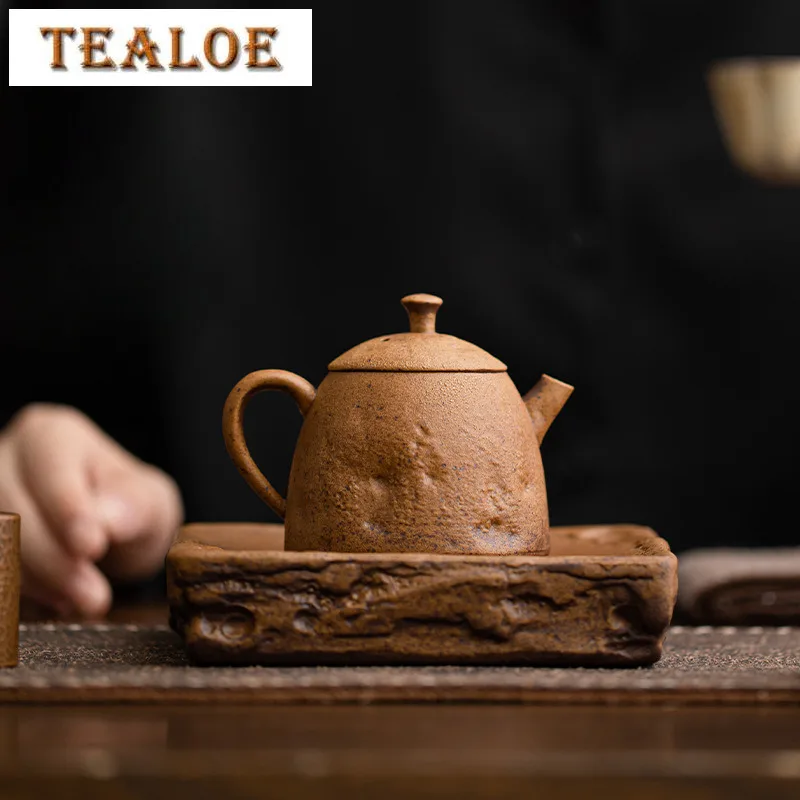 130ML Handmade Sauce Glazed Ceramic Teapot Creative Tea Infuser Pot Tea Maker Kettle with Ball Hole Teaset Supplies Ornaments
130ML Handmade Sauce Glazed Ceramic Teapot Creative Tea Infuser Pot Tea Maker Kettle with Ball Hole Teaset Supplies Ornaments