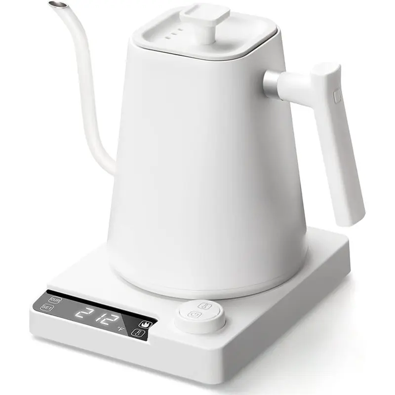 【NEW A39M】 Electric Gooseneck Kettle, ±1℉ Temperature Control, For Pour Over Coffee And Tea, 304 Stainless Steel Inner, 1L Eu Pl
【NEW A39M】 Electric Gooseneck Kettle, ±1℉ Temperature Control, For Pour Over Coffee And Tea, 304 Stainless Steel Inner, 1L Eu Pl