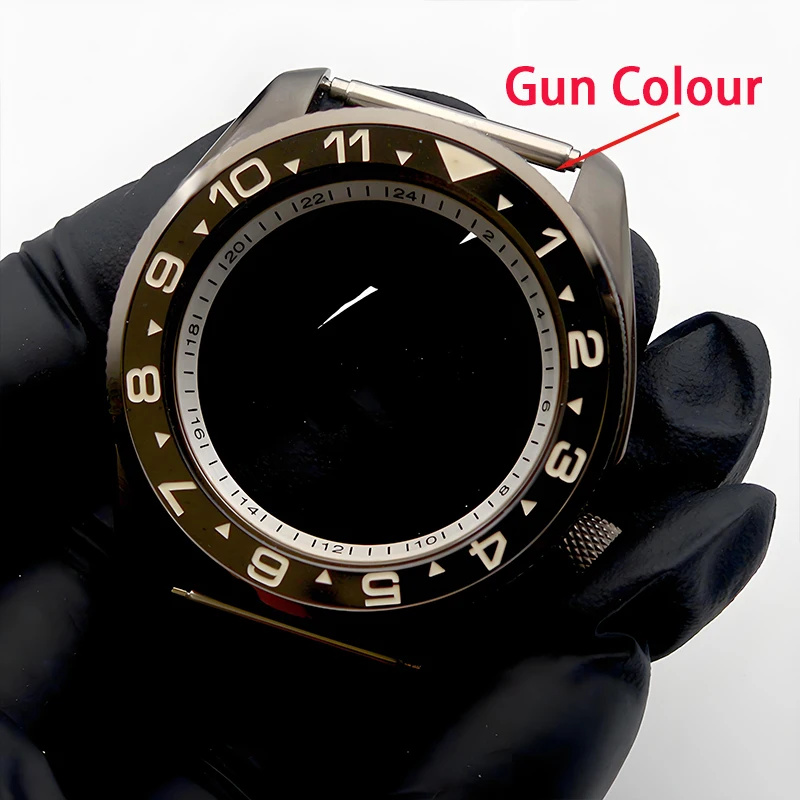 Gun Colour Men's Watch Case With Bracelet Fit NH34 NH35 NH36 Sapphire Glass 200M Waterproof Design SKX007 SKX009
Gun Colour Men's Watch Case With Bracelet Fit NH34 NH35 NH36 Sapphire Glass 200M Waterproof Design SKX007 SKX009