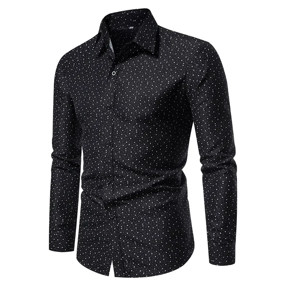 2023 Spring Men's Shirt Trend Korean Version Fashion Casual Style Youth Handsome Men's Long Sleeve Shirt
2023 Spring Men's Shirt Trend Korean Version Fashion Casual Style Youth Handsome Men's Long Sleeve Shirt