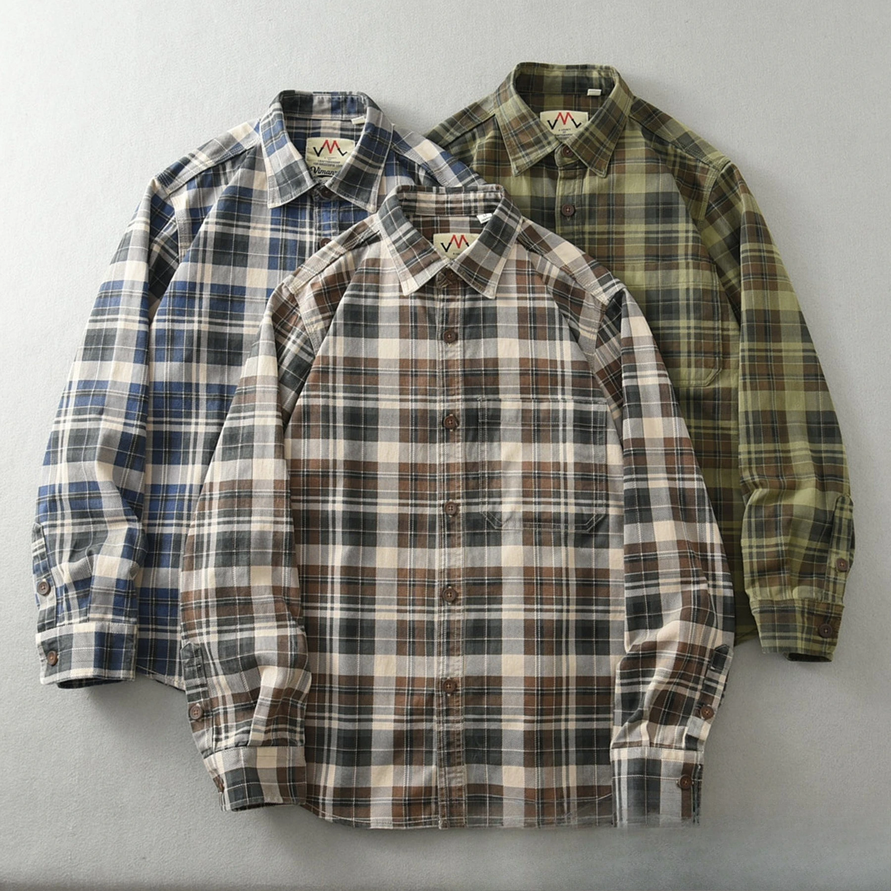 2026 Spring New Japanese Retro Long Sleeved Grid Shirt Men's Korean Fashion Casual Loose Men's Shirt Jacket Tops Y2k Streetwear
2026 Spring New Japanese Retro Long Sleeved Grid Shirt Men's Korean Fashion Casual Loose Men's Shirt Jacket Tops Y2k Streetwear